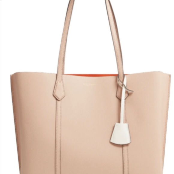 Tory Burch Bags Perry Leather Shopper Tote Bag Poshmark